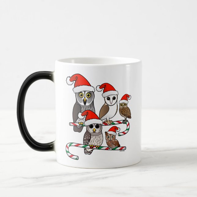 Mug Magic Père Noël Owls (Gauche)