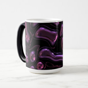 Mug Magic Perles vitreuses violettes et noires