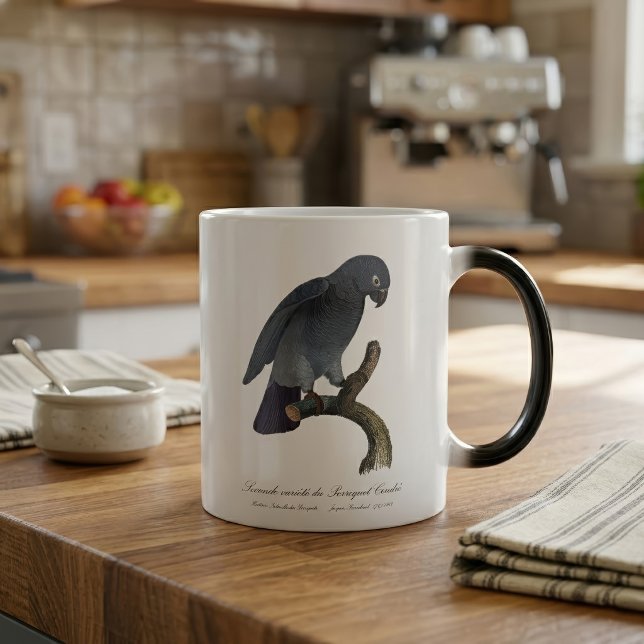 Mug Magic Perroquet gris Timneh, Psittacus Timneh (Timneh African Grey Parrot, Psittacus Timneh. Color Morph Mug)