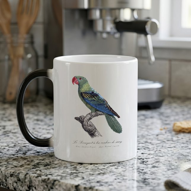 Mug Magic Perruche à gros bec, Tanygnathus megalorynchos (Great-Billed Parrot, Tanygnathus Megalorynchos. Color Morph Mug)