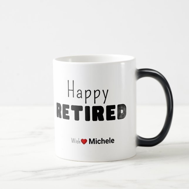 Mug Magic Personal Customize retired gift funny humor monday (Droite)