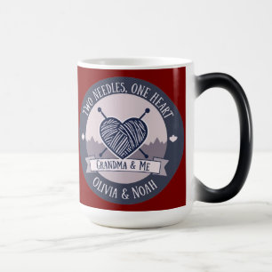 Mug Magic Personalized Grandma & Me Knitting