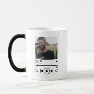Mug Magic Personnalisation Fête des pères Photo Chanson Pl