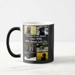 Mug Magic Personnalisation moderne Pet Memorial 6 Photo Coll