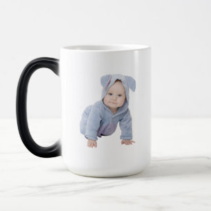 Mug Magic Personnalisé bébé visage bébé bébé photo cadeau de