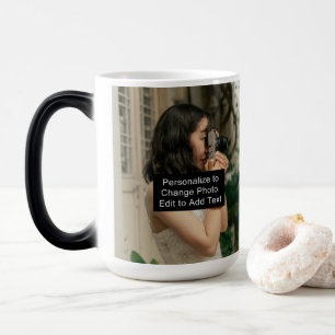 Mug Magic Personnalisé Deux Photos Oeuvre Slogan 15 oz Morph