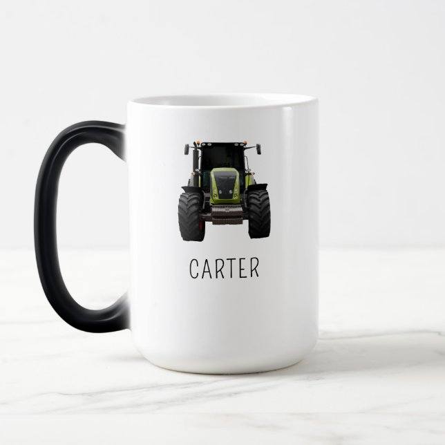 Mug Magic Personnalisé pour les enfants garçons avec Handle  (Gauche)