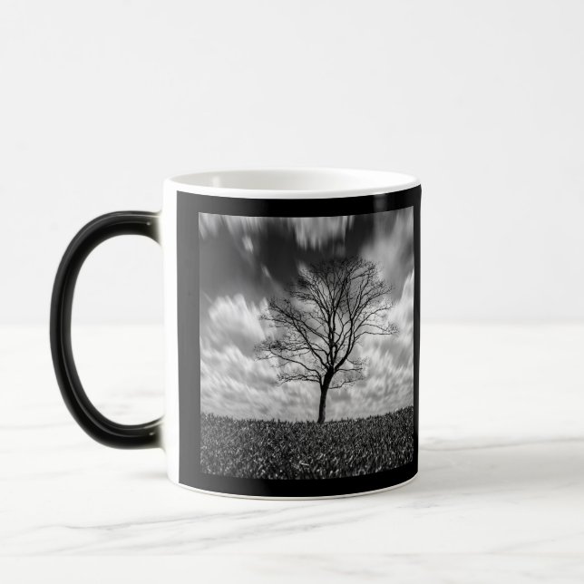Mug Magic Petit arbre N&B (Gauche)