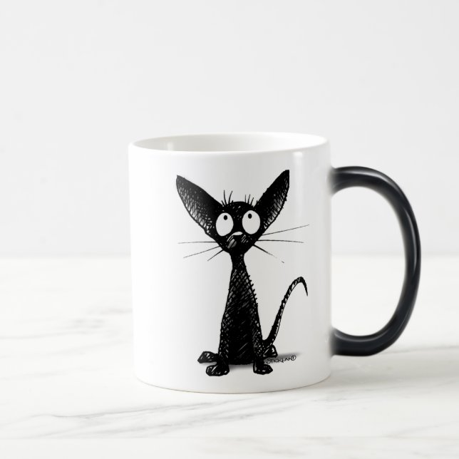 Mug Magic Petit chat noir (Droite)