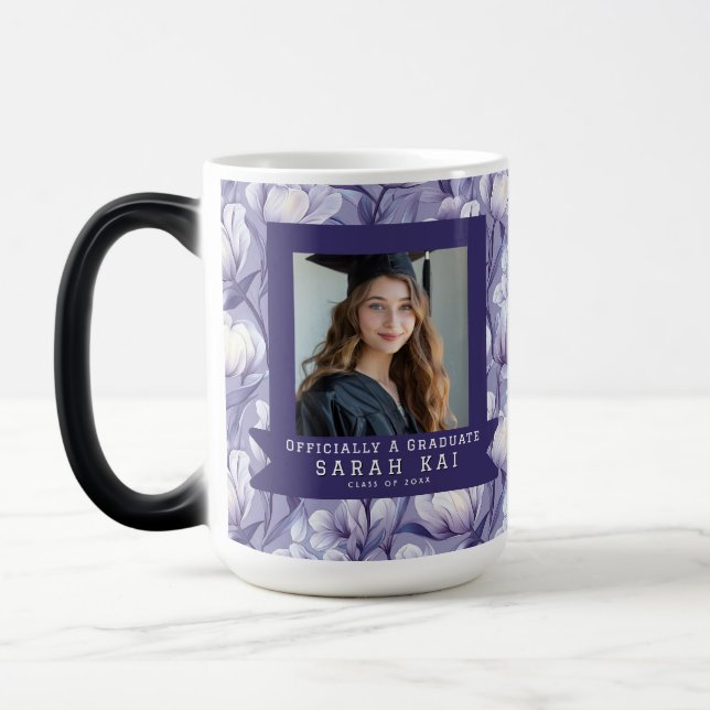 Mug Magic Pharmacien certifié avec impression de tulipe colo (Gauche)
