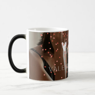 Mug Magic Photo de couple personnalisée de la Saint Valentin