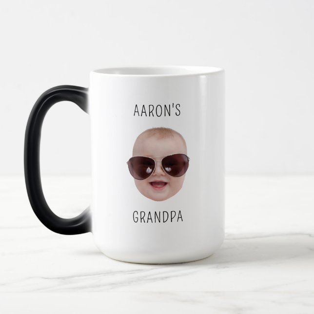 Mug Magic Photo Personnalisée Pour Bébé Pour Papa Cadeau Ann (Gauche)