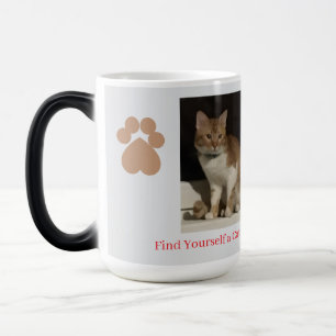 Mug Magic Photos de chaton roux, 
