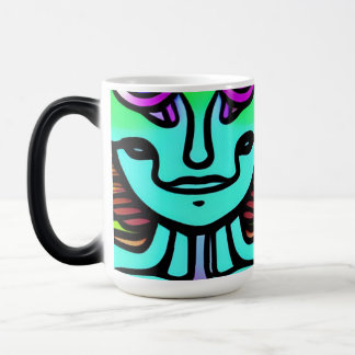 Mug Magic Phycodelic du visage alien