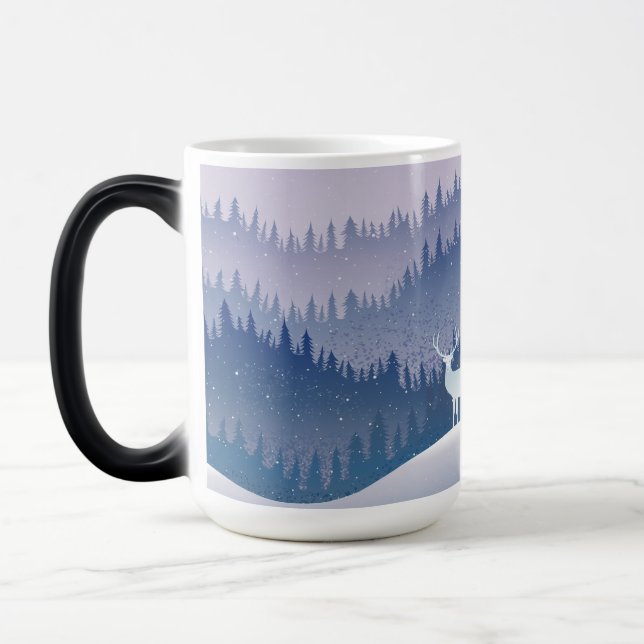 Mug Magic Pins de lavande hiver Noël merveilleux re (Gauche)