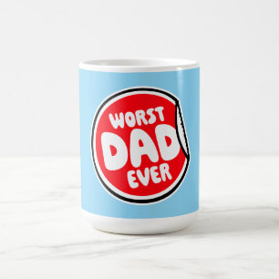 Mug Magic Pire Papa De Tous Les Temps Blague Drôle Et Sarcas