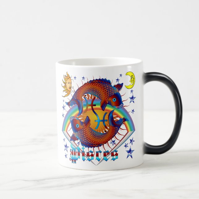 Mug Magic Pisces-Zodiac-V-1 (Droite)