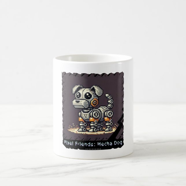 Mug Magic Pixel Friends : Mecha Dog (Robot Dog) (Centre)