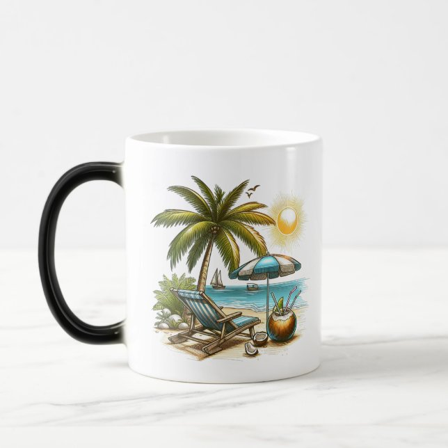 Mug Magic Plage amateur Morphing (Gauche)