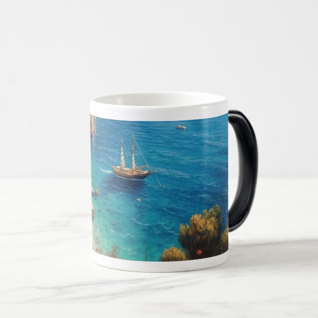 Mug Magic Plage en Grèce (Devant droit)
