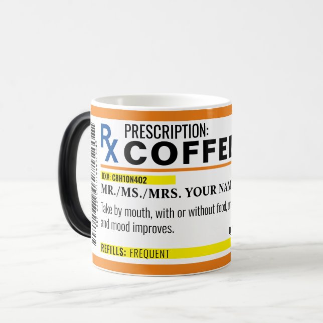 Mug Magic PLEINEMENT MODIFIABLE Beurre de café d'ordonnance (Devant gauche)