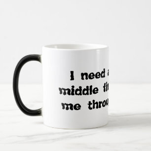 Mug Magic Plus de doigts moyens