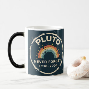 Mug Magic Pluton n'oublie jamais 1930-2006 Espace rétro Vint
