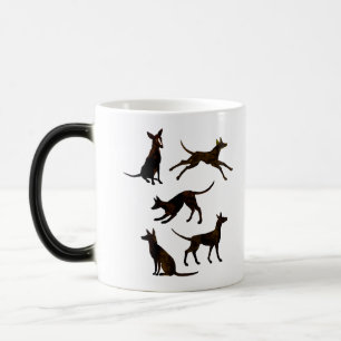 Mug Magic Podenco et Galgo en noir et blanc