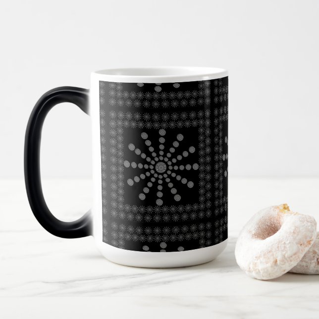 Mug Magic Pois gris (Avec donut)