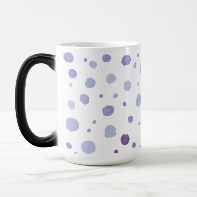 Mug Magic pois peint à la main (Gauche)