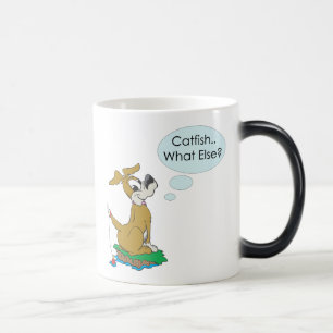 Mug Magic Poisson-chat drôle de pêche d'humour de pêche de