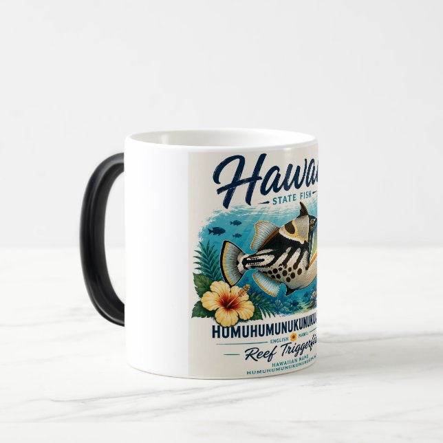 Mug Magic Poisson d'État d'Hawaii  (Devant gauche)