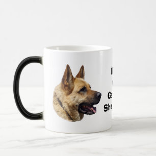 Mug Magic Portrait de chien berger allemand alsacien