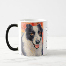 Portrait numérique de Border Collie