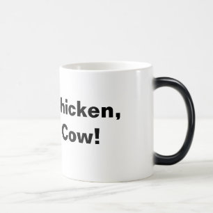 Mug Magic Poulet Brown, vache Brown !