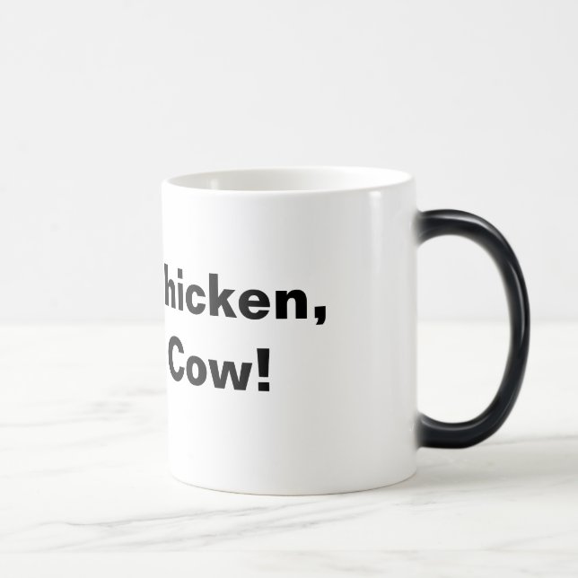 Mug Magic Poulet Brown, vache Brown ! (Droite)