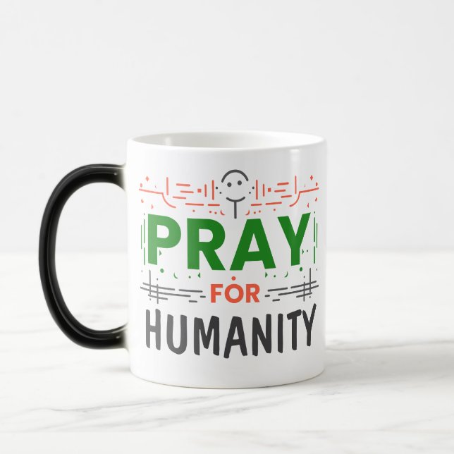 Mug Magic Priez pour : Honorer l'humanité (Gauche)