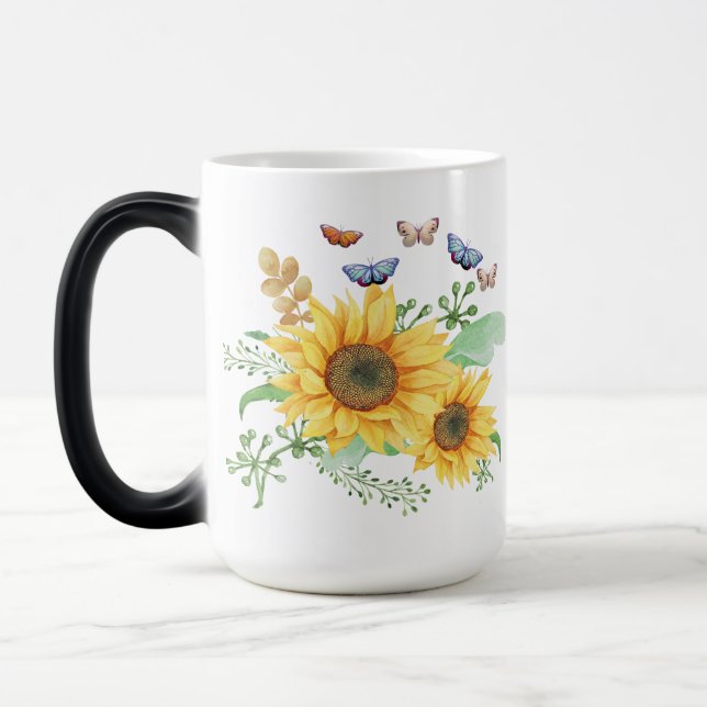 Mug Magic printemps de tournesol (Gauche)