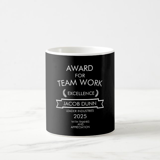 Mug Magic Prix de travail de l'équipe d'entreprise (Centre)