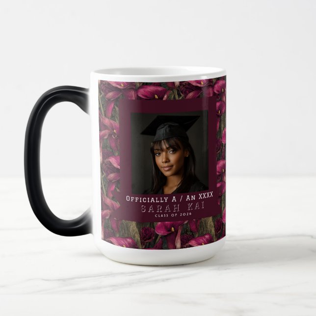 Mug Magic Professeur certifié de fleurs de lys calla uniques (Gauche)