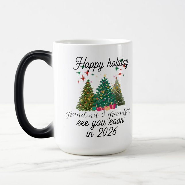 Mug Magic Promu dans l'arbre de Noël des grands-parents  (Gauche)