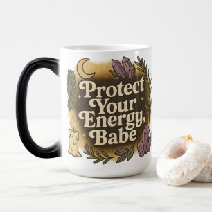 Mug Magic Protégez Votre Énergie Babe Design Céleste Vintage