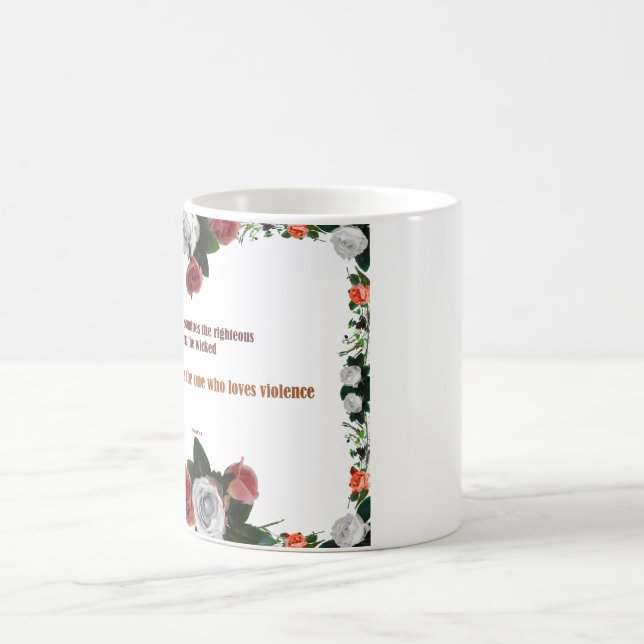Mug Magic Psaume 11:5, No Violence (Centre)