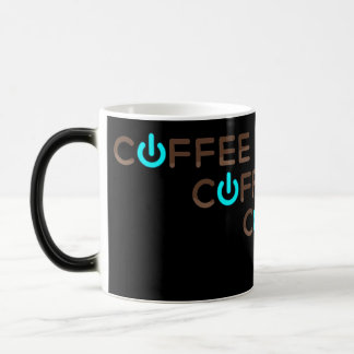 Mug Magic Puissance du café (bleu)