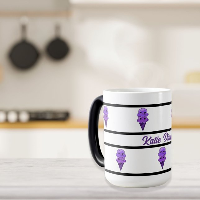 Mug Magic Purple Ice Cream Friends mignon kawaii Bouteille s (Créateur téléchargé)