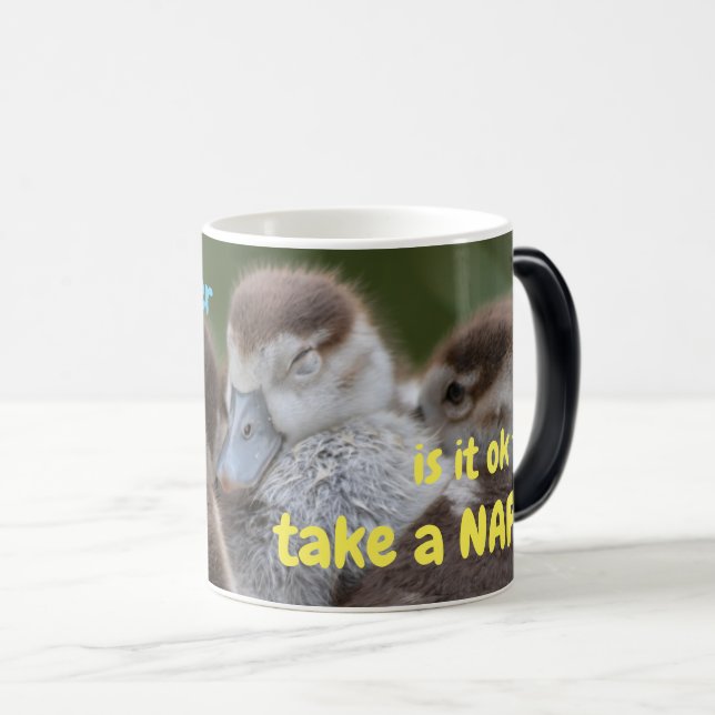Mug Magic Quand est-ce qu'il est possible de faire une siest (Devant droit)