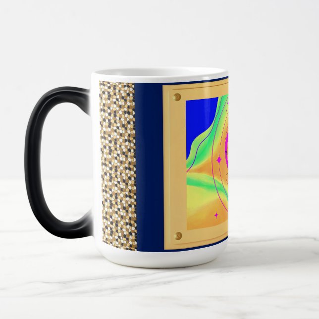 Mug Magic Que le Soleil Se couche ou Reste | Amour & Gratitu (Gauche)