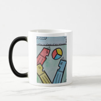 Mug Magic Qui a peur du rouge, du jaune et du bleu?