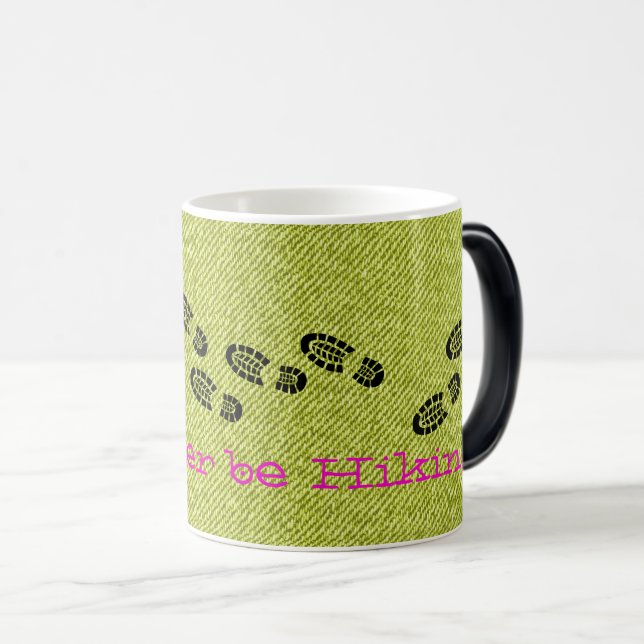Mug Magic Randonnées Boots Denim Je serais plutôt RANDONNÉE  (Devant droit)