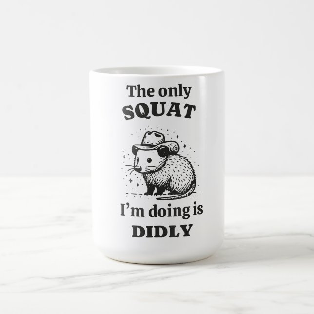 Mug Magic Rat Le seul squat que je fais c'est la tête (Centre)
